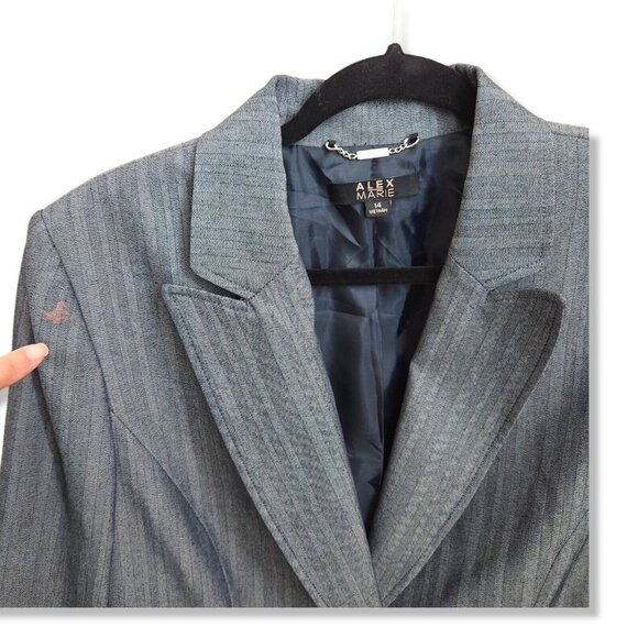 Alex Marie Gray‎ Womens Blazer Jacket - Size 14 flaws - Picture 3 of 12
